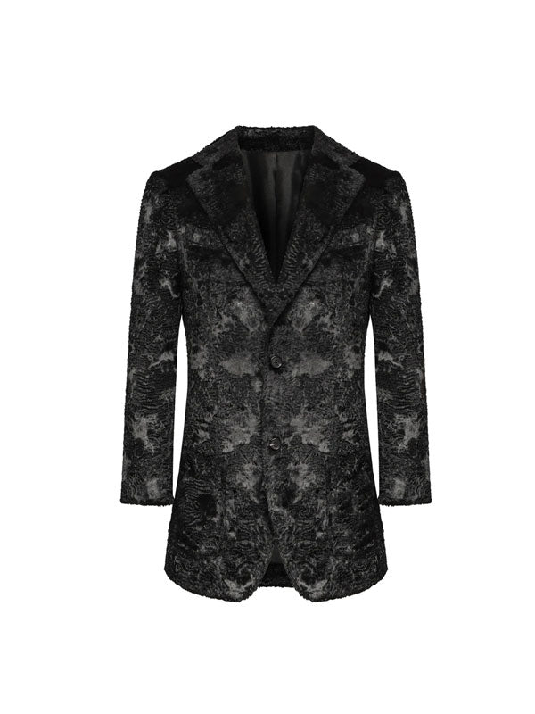 Black Luxury Texture Coat