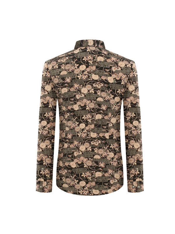 Trendy Floral Print Shirt