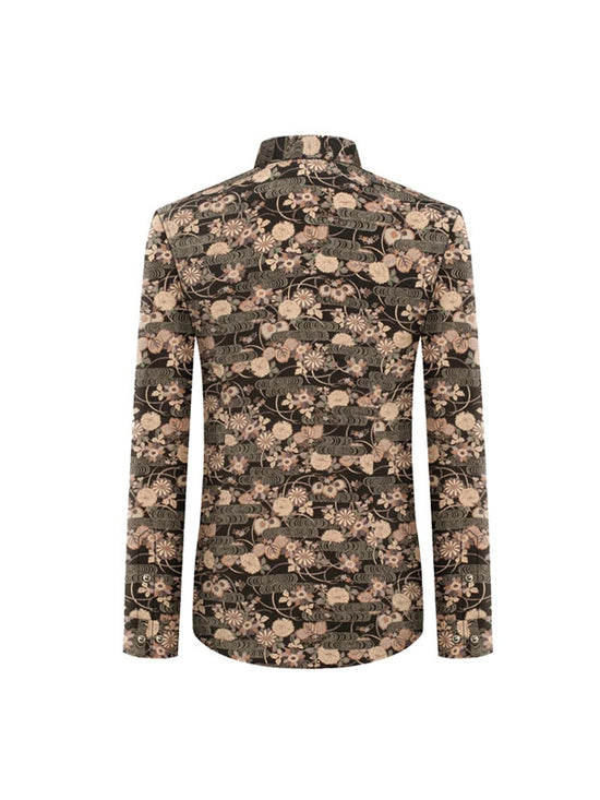 Trendy Floral Print Shirt