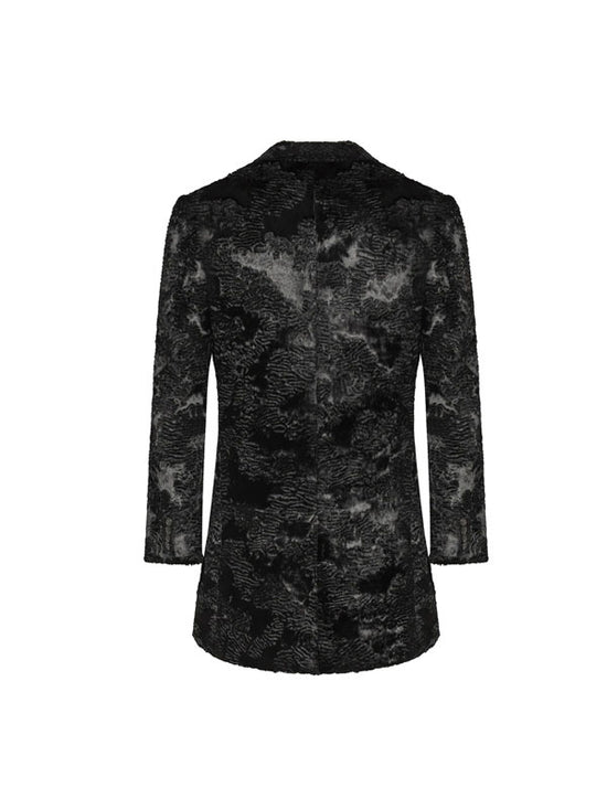 Black Luxury Texture Coat