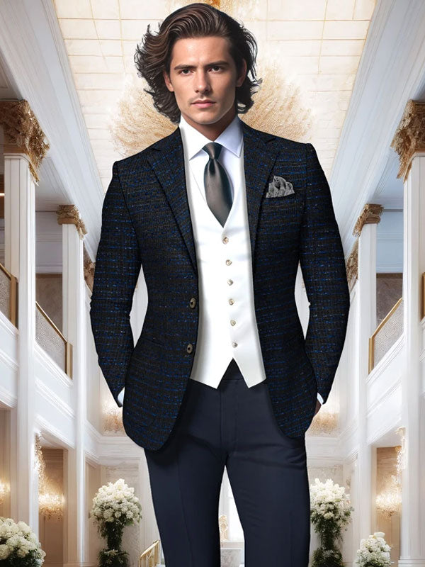 Notch Lapel Cashmere Blazer