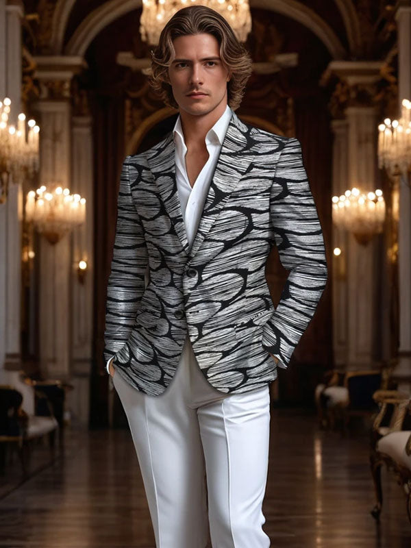 Creative Printed Blazer