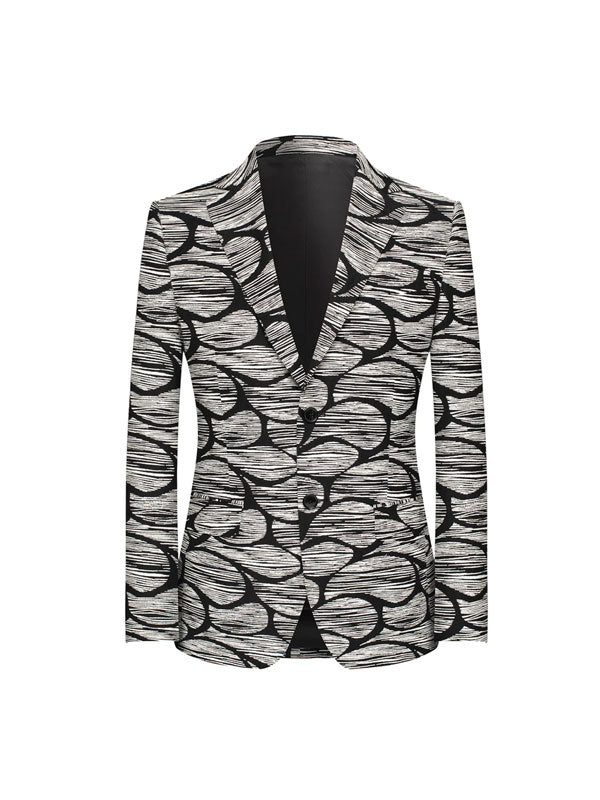 Creative Printed Blazer