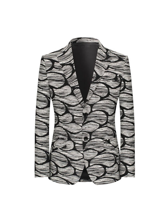 Creative Printed Blazer