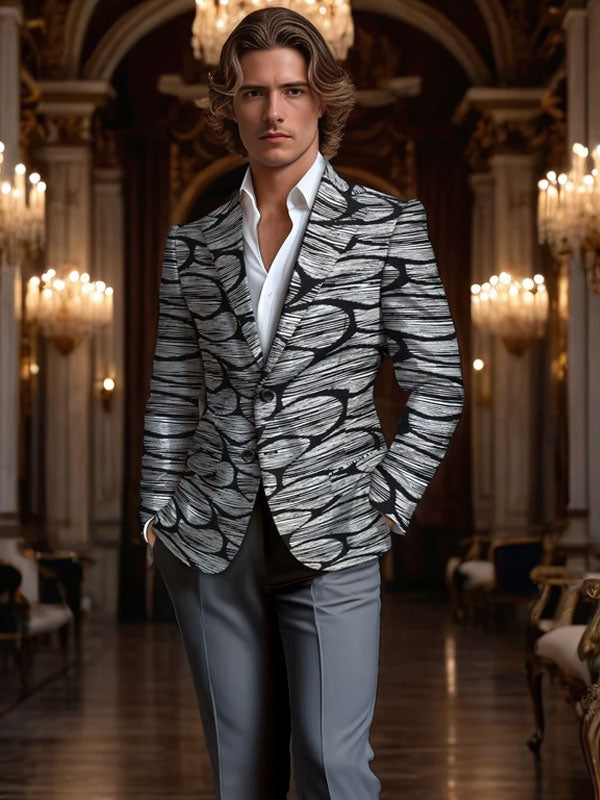 Creative Printed Blazer