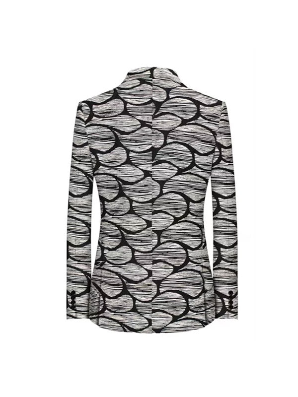 Creative Printed Blazer
