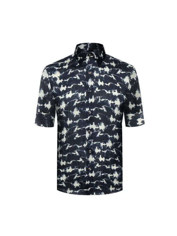 Short-Sleeved Printed Shirt