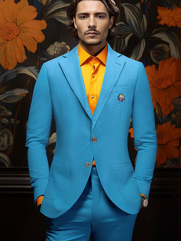 Snowflake Embroidery Blazer