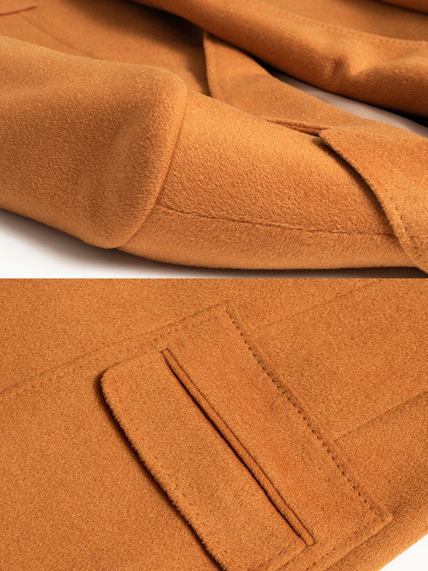 Flap Pocket Warm Coat