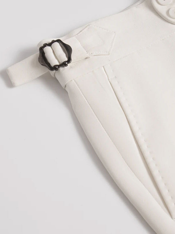 Simple Stylr Solid Trousers